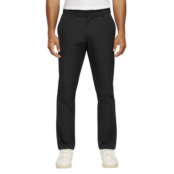 Banana Republic Men's Flat Front Pants Black, Size 32x34 (New) - Picture 2 of 8